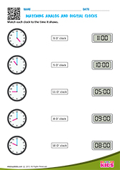 Match Analog and Digital clocks