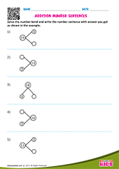 Addition number sentences